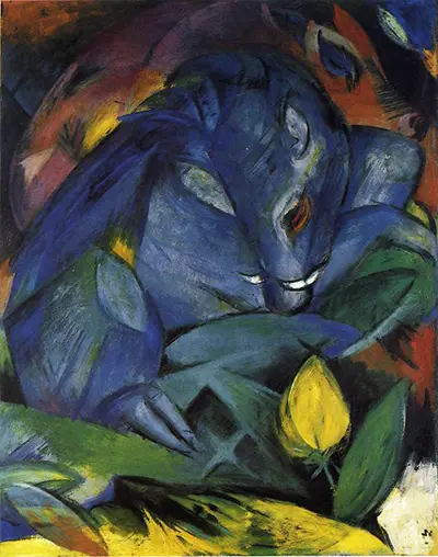 Wild Pigs Boar and Sow Franz Marc